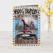 Geburtstagskarte Karte (Gelbe Blume)