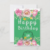 Geburtstagskarte Karte (Vorderseite)