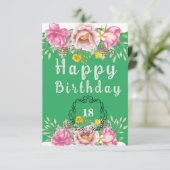 Geburtstagskarte Karte (Stehend Vorderseite)