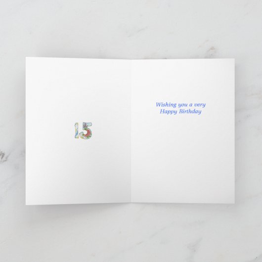 Geburtstagskarte Karte (Innenseite)