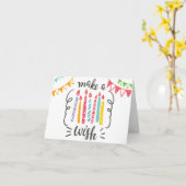 Geburtstagskarte Karte (Gelbe Blume)