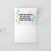 Geburtstagskarte Karte (Innenseite)