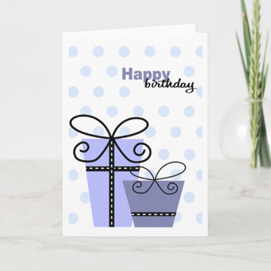 Geburtstagskarte Karte (Vorderseite)