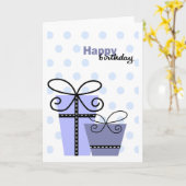 Geburtstagskarte Karte (Gelbe Blume)