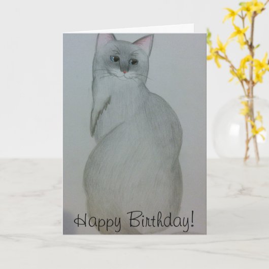 Geburtstagskarte Karte (Gelbe Blume)