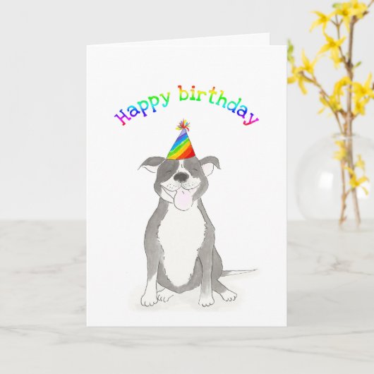 Geburtstagskarte Karte (Gelbe Blume)