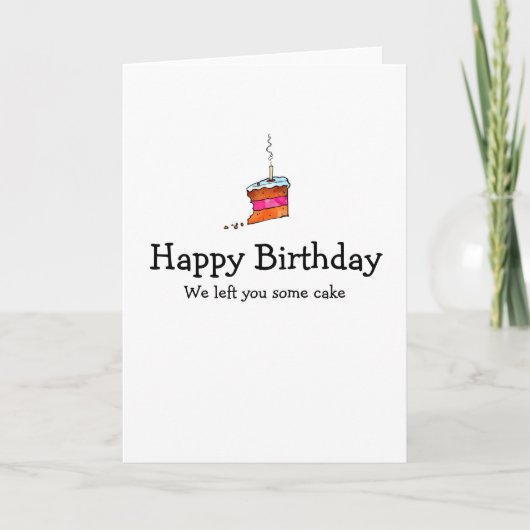 Geburtstagskarte Karte (Vorderseite)