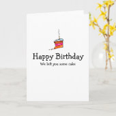 Geburtstagskarte Karte (Gelbe Blume)