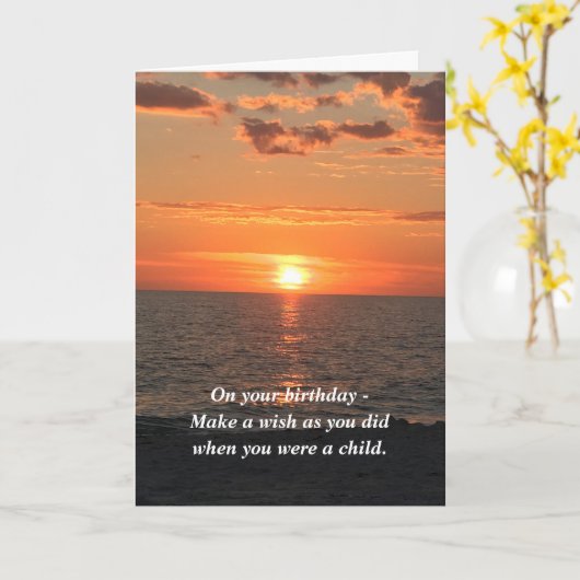 Geburtstagskarte Karte (Gelbe Blume)