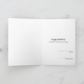 Geburtstagskarte Karte (Innenseite)