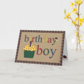 Geburtstagskarte Karte (Gelbe Blume)