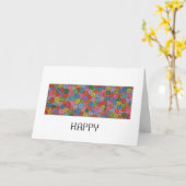 Geburtstagskarte Karte (Gelbe Blume)