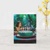 Geburtstagskarte Karte (Gelbe Blume)