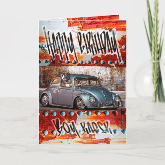 Geburtstagskarte Karte (Vorderseite)