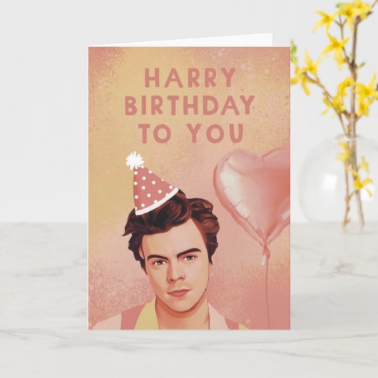 Geburtstagskarte Karte (Gelbe Blume)