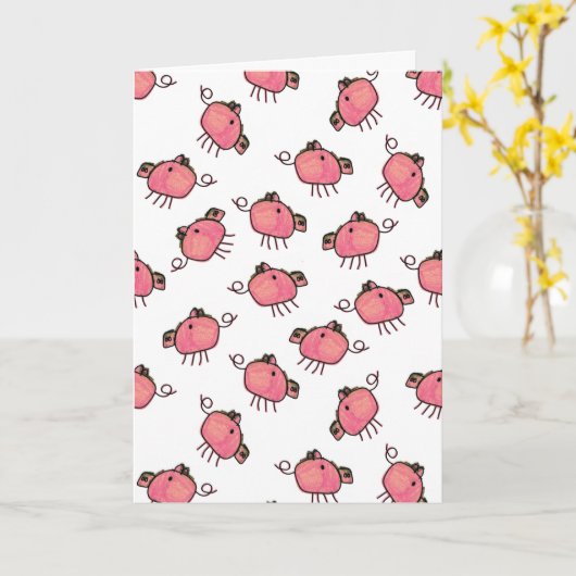 Geburtstagskarte Karte (Gelbe Blume)