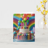 Geburtstagskarte Karte (Gelbe Blume)