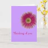 Geburtstagskarte Karte (Gelbe Blume)