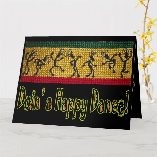 Geburtstagskarte Karte (Gelbe Blume)