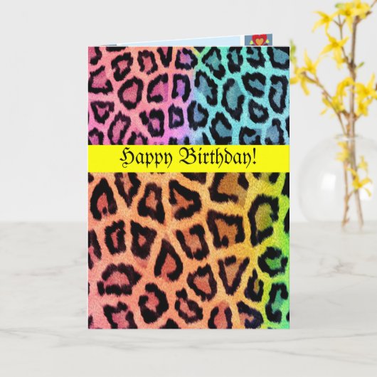 Geburtstagskarte Karte (Gelbe Blume)