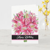 Geburtstagskarte Karte (Gelbe Blume)