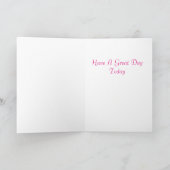 Geburtstagskarte Karte (Innenseite)