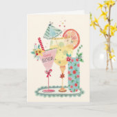 Geburtstagskarte Karte (Gelbe Blume)