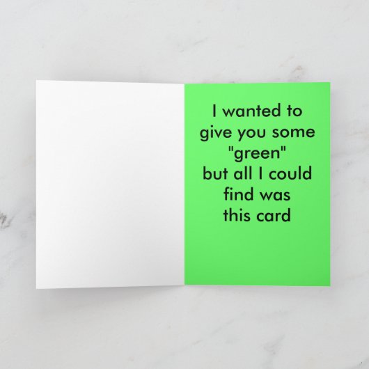 Geburtstagskarte Karte (Innenseite)