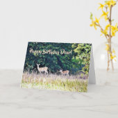 Geburtstagskarte Karte (Gelbe Blume)