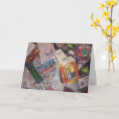 Geburtstagskarte Karte (Gelbe Blume)