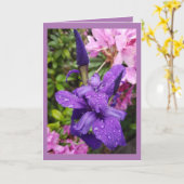 Geburtstagskarte Karte (Gelbe Blume)