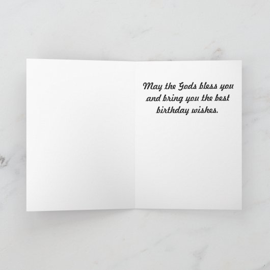 Geburtstagskarte Karte (Innenseite)