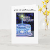 Geburtstagskarte Karte (Gelbe Blume)