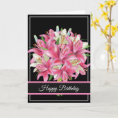 Geburtstagskarte Karte (Gelbe Blume)