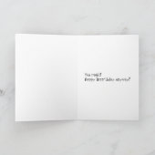 Geburtstagskarte Karte (Innenseite)