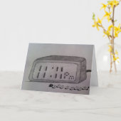 Geburtstagskarte Karte (Gelbe Blume)