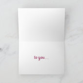 Geburtstagskarte Karte (Innenseite)