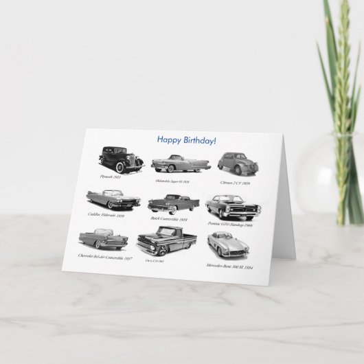 Geburtstagskarte Karte (Vorderseite)