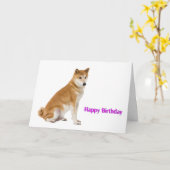 Geburtstagskarte Karte (Gelbe Blume)