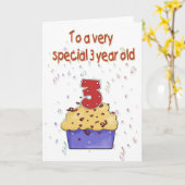 Geburtstagskarte Karte (Gelbe Blume)