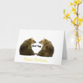 Geburtstagskarte Karte (Gelbe Blume)