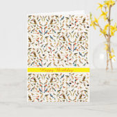 Geburtstagskarte Karte (Gelbe Blume)