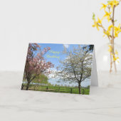 Geburtstagskarte Karte (Gelbe Blume)