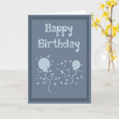 Geburtstagskarte Karte (Gelbe Blume)