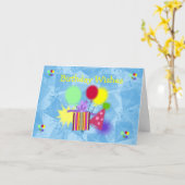 Geburtstagskarte Karte (Gelbe Blume)