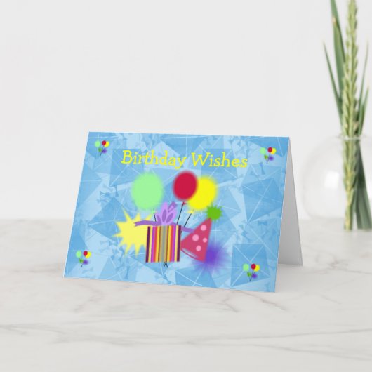 Geburtstagskarte Karte (Vorderseite)
