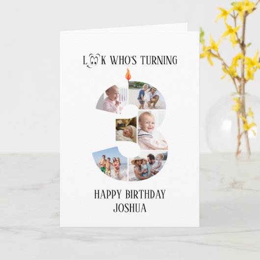 Geburtstagskarte Karte (Gelbe Blume)