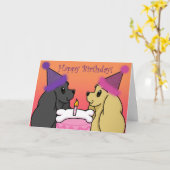 Geburtstagskarte Karte (Gelbe Blume)