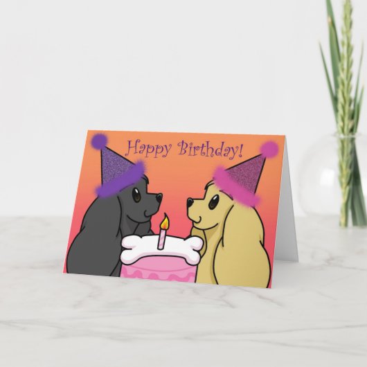 Geburtstagskarte Karte (Vorderseite)