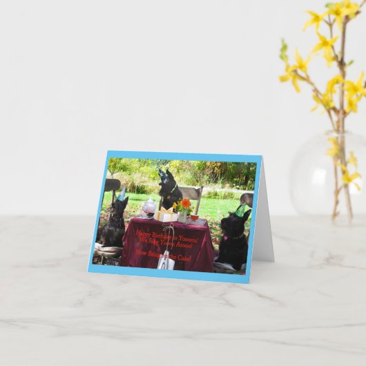 Geburtstagskarte Karte (Gelbe Blume)